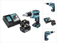 Makita Akku-Schrauber DFS 452 RM Akku Schnellbauschrauber 18 V Brushless + 2x...