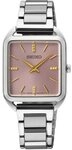 Seiko Quarzuhr Seiko SWR077P1 Damenuhr eckige Damenuhr 26mm 5ATM Seiko SWR077P1