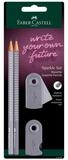 Faber-Castell Anspitzer FABER-CASTELL Schreib Set Sparkle dapple grey