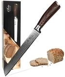 Wakoli Brotmesser EDIB Damastmesser I K&uuml;chenmesser Kochmesser I 20cm