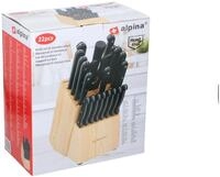 Alpina Messer-Set alpina Messerblock 22Teilig
