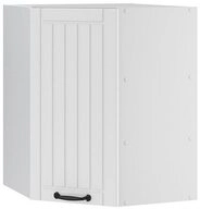 Vicco Eckh&auml;ngeschrank Fame-Line, Wei&szlig; Landhaus/Wei&szlig;, 57 cm (1-St., 1