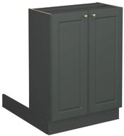 Vicco Unterschrank Fame-Line, Gr&uuml;n-Gold Landhaus/Anthrazit, 60 cm ohne Arbeitsplatte