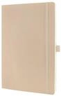 Sigel Notizbuch Notizbuch Conceptum A4 97 Blatt Softcover kariert 80g beige