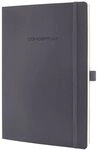 Sigel Notizbuch Notizbuch Conceptum - ca. A4 liniert 194 Seiten dark grey Softcover