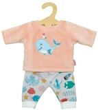 Heless Puppenkleidung Flauschiger Pyjama Wal Bobby Gr&ouml;&szlig;e 28-35cm