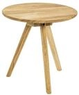 HAKU Beistelltisch Beistelltisch Massiv - Sofatisch eiche - H 40 x &Oslash; 40 cm (1