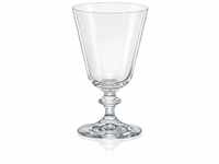Crystalex Weinglas Weißweinglas Bella Kristallglas 260 ml 6er Set Bohemia...