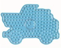 Hama B&uuml;gelperlen Hama Maxi-Stiftplatte Brummi, transparent