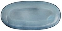Bloomingville Servierplatte Bloomingville Sandrine Servierplatte Blue 34x16 cm