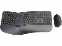 Conceptronic CONCEPTRONIC Wireless Keyboard+Mouse,ergo,Layout deutsch sw...