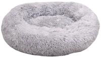 Flamingo Tierbett Hundebett Krems rund hellgrau