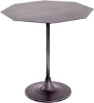 HAKU Beistelltisch Sofatisch, Wohnzimmertisch (1-St), achteckig - aus Metall...