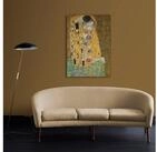 Art for the home Leinwandbild Kuss (Gustav Klimt), Art, Kiss (1 St), der Kuss...