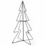 vidaXL Lichterkette 120 x 78 cm Weihnachtskegelbaum 160 LEDs Innen und Au&szlig;en...