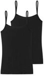 Schiesser Unterhemd Modal Essentials (2er Pack) Single Jersey, schmale Tr&auml;ger, feine