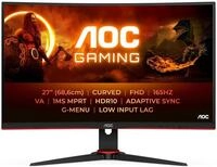 AOC C27G2E/BK - Gaming-Monitor - schwarz Curved-Gaming-Monitor (Full HD, VA LED)