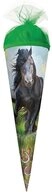 Roth Schult&uuml;te Power Horse / Pferd, 35 cm, rund, mit gr&uuml;nem T&uuml;llverschluss,