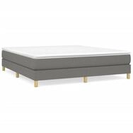 vidaXL Bettgestell, Bettrahmen Dunkelgrau 160x200 cm Stoff