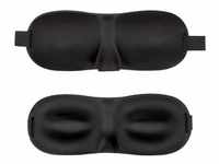 Intirilife Schlafmaske, 1-tlg., Augenmaske - Ergonomisch Vorgeformte Unisex