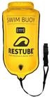 Restube Schwimminsel Schwimmboje Pro, & 12,5 L Trockensack, aufblasbar &
