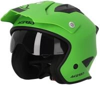 Acerbis Motorradhelm Aria 2023 Solid Jethelm, integriertes Sonnenvisier