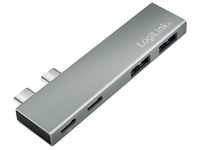 LogiLink Laptop-Dockingstation USB 3.2 (Gen2x2) Dockingstation, 4-Port, PD,...