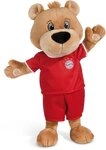 Nici Kuscheltier FC BAYERN M&Uuml;NCHEN B&auml;r Berni mit Trikot, 80 cm, enth&auml;lt...