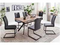 MCA furniture Freischwinger 4er Set Schwingstuhl Adana
