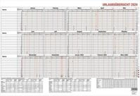 G&Uuml;SS Kalender Jahresplaner Urlaubs&uuml;bersicht 30x46cm f&uuml;r 15 Mitarbeiter...
