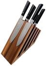 ZAYIKO Magnet-Messerblock Italienischer Design-Messerhalter in F&auml;cher-Form -