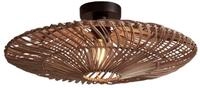 GOOD&MOJO Deckenleuchten Deckenlampe Zanzibar flach L Natur