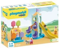 Playmobil&reg; 1.2.3: Erlebnisturm mit Eisstand Konstruktions-Spielset, (1.2.3: