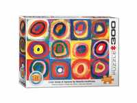 EUROGRAPHICS Puzzle Farbstudie Quadrate - Wassily Kandinsky, 300 Puzzleteile,...