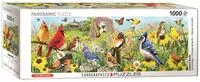 EUROGRAPHICS Puzzle Puzzle V&ouml;gel im Garten 1000 Teile, Puzzleteile