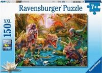 Ravensburger Puzzle Versammlung der Dinosaurier, 150 Puzzleteile, Made in...