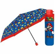 Perletti Taschenregenschirm SUPER MARIO BROS MANUELL FALTBARER REGENSCHIRM 50CM