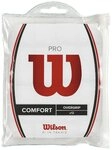 Wilson Griffband Overgrip Pro 0.6mm (Komfort/glatt/leicht haftend) weiss 12er