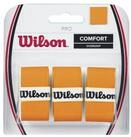 Wilson Griffband Overgrip Pro 0.6mm (Komfort/glatt/leicht haftend) orange 3er