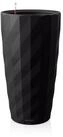 Lechuza&reg; Blumentopf Diamante Premium Komplettset schwarz matt