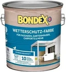 Bondex Wetterschutzfarbe Wetterschutz-Farbe 7,5 L in Wei&szlig;, witterungsbest&auml;ndig,