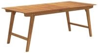 vidaXL Gartentisch Gartentisch 200x90x75 cm Massivholz (1-St)