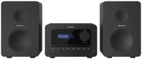Sharp SHARP HiFi-Anlage XL-B520D, schwarz, DAB+, Bluetooth, MP3, CD-Laufwerk