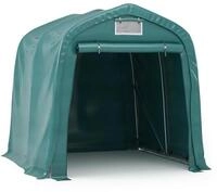 vidaXL Pavillon, Garagenzelt PVC 2,4x2,4 m Gr&uuml;n