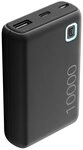 Cellularline Powerbank ESSENCE 10000 mAh Schwarz (60109) Solar Powerbank