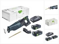 FESTOOL Kompakt-Handkreiss&auml;ge RSC 18 EB-Basic Akku S&auml;bels&auml;ge 18 V Brushless + 2x