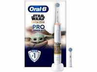 Oral-B Elektrische Zahnbürste Pro Junior, Aufsteckbürsten: 2 St., Drucksensor