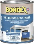 Bondex Holzschutzlasur Bondex Wetterschutzfarbe 0,75 L azurblau