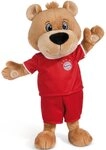 Nici Kuscheltier FC BAYERN M&Uuml;NCHEN B&auml;r Berni mit Trikot, 35 cm, enth&auml;lt...