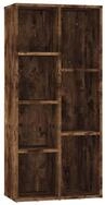 vidaXL B&uuml;cherregal, Buchregal R&auml;uchereiche 50x25x106 cm